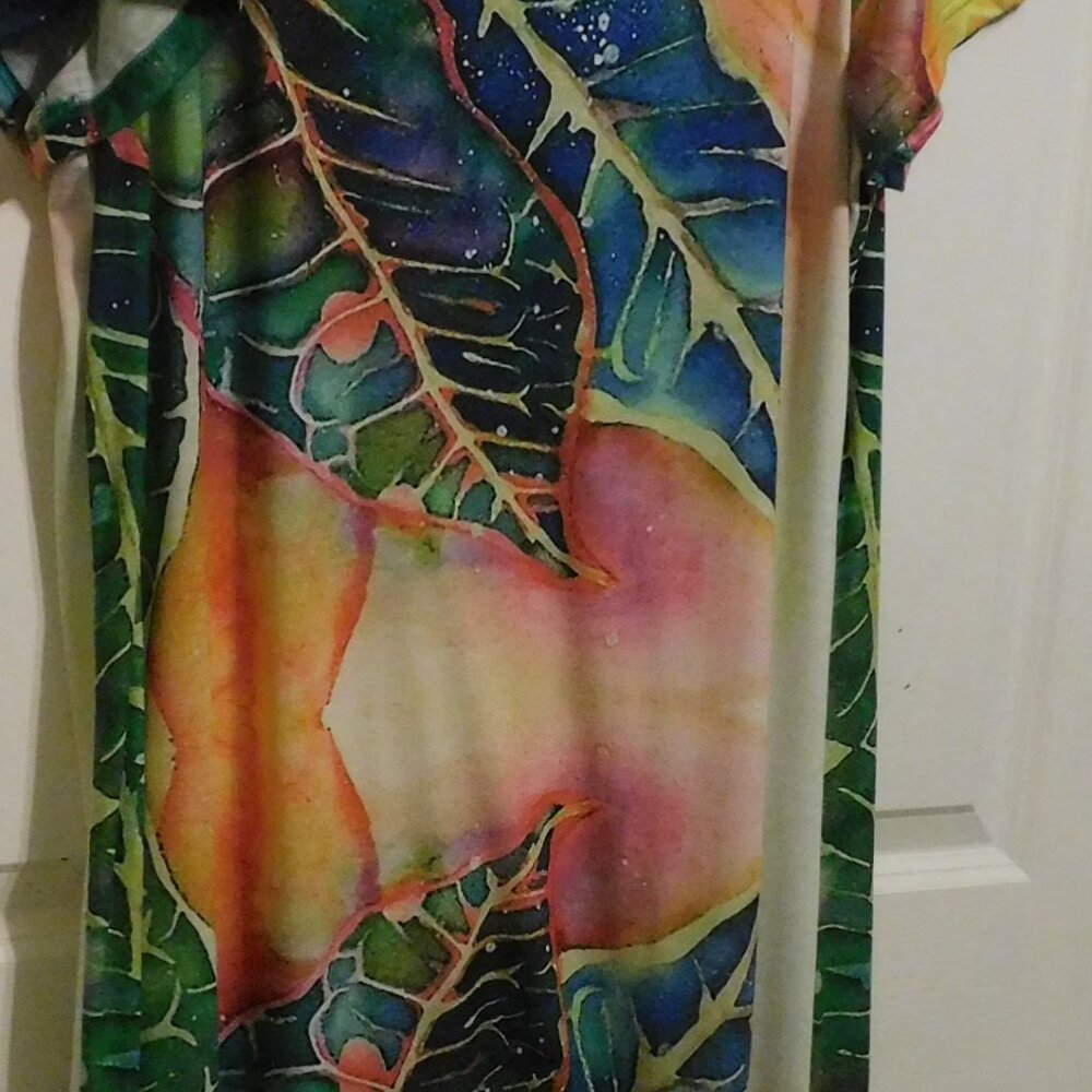 Tropical Print Dress  Sz XXL (18) Bright print